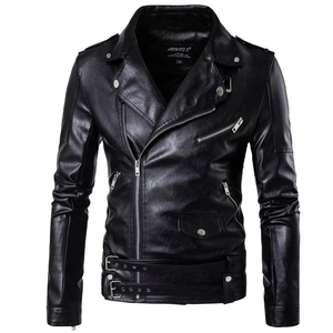 Chaqueta de Cuero Genuino para Hombre 2026, Cuello Alto, Impermeable, Resistente al Viento, Personalizable OEM, Transpirable, para Invierno - Product Image 5