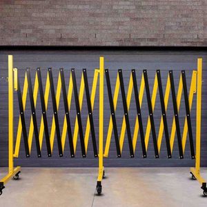 Barriera di Sicurezza Mobile Retrattile da Esterno da 23 Piedi, Facilmente Assemblabile, Dissuasore Metallico Espandibile, Barricata Espandibile - Product Image 6