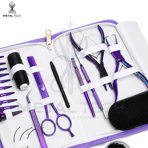 Kit de Herramientas Profesional para Extensiones de Cabello, Antideslizante y Duradero, con Micro Anillos, Aguja de Bucle, Pinzas de Remoción, Clips, Cepillo y Estuche de Almacenamiento - Product Image 6