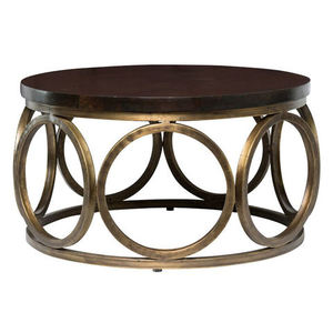 Table basse en aluminium doré à 4 pieds de haute qualité – Centre de table élégant et attrayant pour la maison - Product Image 6