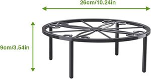 Soporte de hierro multifuncional para macetas de fabricante OEM, se puede utilizar para almacenamiento, decoración y exhibición de plantas en hogares y oficinas. - Product Image 6