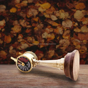 คันโยกควบคุมเครื่องยนต์เรือเดินสมุทรทำจากทองเหลืองขัดเงา สำหรับตกแต่งสไตล์วินเทจ - Product Image 4