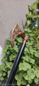 Bastón de Metal con Empuñadura de Revólver BILLY the KID, Moderno y Totalmente Nuevo, para Halloween y Año Nuevo, por Calvin Handicraft - Product Image 4