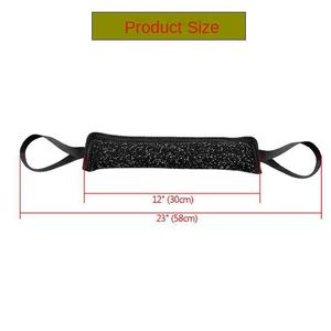Hot Dog Training Bite-Resistant <b>Interactive</b> Tug Stick Chew <b>Toy</b> <b>for</b> Dogs-Linen & Polyester Material - Product Image 3