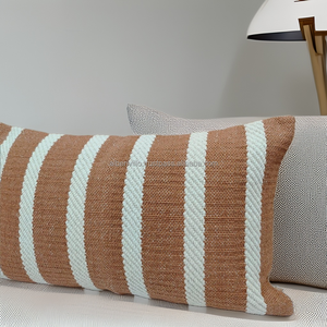 ปลอกหมอนอิงผ้าสีฟ้าแบบพกพาปลอกหมอนปูพื้นดูดซับได้ดีสำหรับตกแต่งบ้านจากผู้ผลิตอินเดีย - Product Image 3