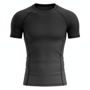 เสื้อรัดกล้ามพิมพ์ลายตามสั่ง ผู้ผลิต OEM รับผลิตแบรนด์ส่วนตัว เสื้อซับลิเมชั่นสำหรับกีฬา MMA BJJ ฝึกซ้อมกีฬาต่อสู้สำหรับผู้ชาย - Product Image 1