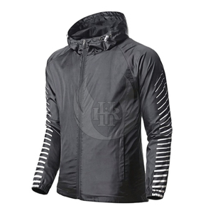 <b>Men</b>’s <b>Lightweight</b> Hooded Windbreaker <b>Jacket</b> Waterproof Quick Dry Running Training Sports <b>Jacket</b> Breathable Mesh Lining - Product Image 1