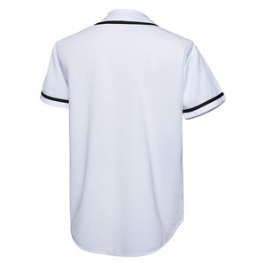 Uniformes Deportivos Personalizados al por Mayor, Jersey de Béisbol Sublimado con Botones en la Parte Delantera, Jersey de Béisbol de Color Sólido - Product Image 6