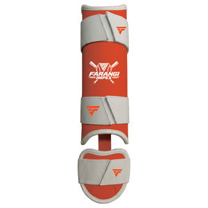 Black/Gold Bruce Bolt Softball <b>Shin</b> Guard Baseball Protective Calf <b>Pad</b> for Batting Practice Baserunning Competition and Training - Product Image 3