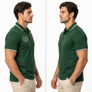 Ropa Polo para Hombre, Diseño Personalizado, Material de Algodón Transpirable, Construcción Ligera, Ajuste Cómodo, Manga Corta Informal a la Moda - Product Image 4