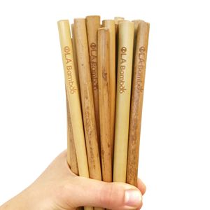 Pajitas de Bambú Ecológicas EXPAD, Duraderas y Reutilizables, Biodegradables, 200 mm de Longitud, 6 mm de Diámetro Interior, Muestra Gratis en Caja - Product Image 3