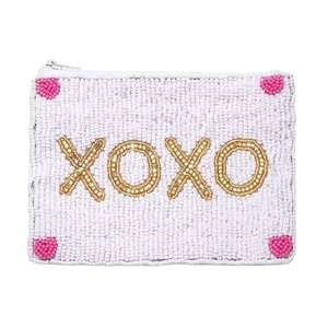 Monedero de Moda para Mujer y Niña, Hecho a Mano, con Cuentas Coloridas y Diseño Bordado, con Cierre de Cremallera - Product Image 1