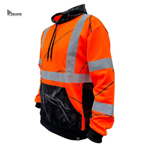 Sudadera con capucha de camuflaje personalizada con estampado de camuflaje, 420 g/m², 100 % algodón, reflectante, para caza, para hombre - Product Image 1