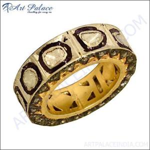 Anillo victoriano cómodo de Plata de Ley 925, joyería fina brillante para mujer - Product Image 1