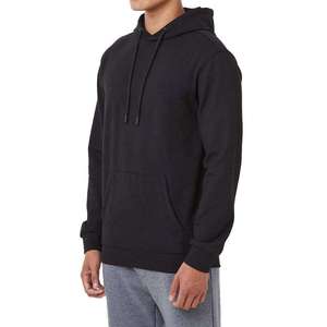 Custom Logo Wholesale <b>Plain</b> <b>Black</b> Heavyweight Fleece Oversized Pullover Hoodie Blank Cotton Streetwear Unisex Hooded <b>Sweatshirt</b> - Product Image 2