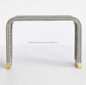 Mesa consola moderna con incrustaciones de hueso de Royal Decore M - Product Image 2