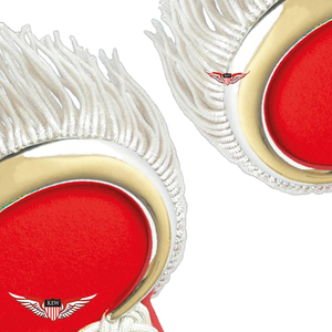 KEW Borla de lingotes de oro para hombro, flecos trenzados blancos, ribete metálico de lujo vintage ecológico para accesorios de prendas de vestir - Product Image 4