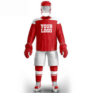 เสื้อฮอกกี้แบบกำหนดเองราคาส่งที่ดีที่สุด พร้อมเทคนิคการพิมพ์แบบซับลิเมชั่นขั้นสูง ปรับแต่งชื่อทีมได้ - Product Image 4