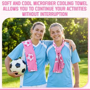 Team Cooling <b>Towel</b> Custom Logo Quick Dry Breathable Microfiber Sweat Absorbent Neck <b>Wrap</b> For Gym Running Outdoor Sports Use - Product Image 2