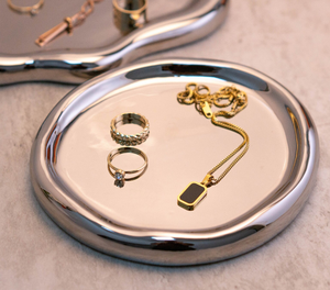 Bandeja de Metal de Aluminio de Alta Calidad para Joyería, Bandeja de Almacenamiento de Anillos y Collares, Bandeja de Metal para Joyas en Oferta - Product Image 5