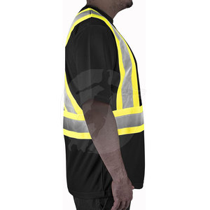 Export Quality Lightweight Material Reflective Panels Comfortable Fit Custom Design Polyester Visible <b>T</b> <b>Shirt</b> Wholesale Rate - Product Image 3