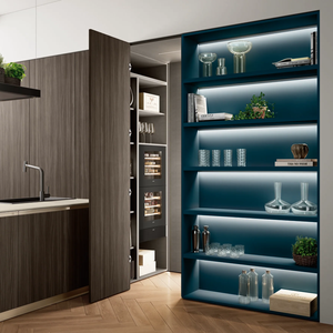 Armoires de cuisine modulaires RTA en panneaux de mélamine JY Project, personnalisées en MDF, écologiques, faciles à nettoyer, modernes, luxueuses et multifonctionnelles - Product Image 3