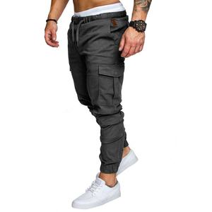 Pantalones de chándal para hombre, Joggers de Hip-Hop, lisos, con múltiples bolsillos, 2023 - Product Image 2