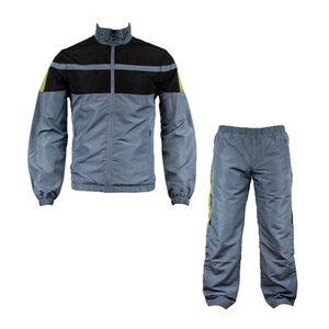 Blue French Terry Tracksuit Zip Up Hoodie <b>Jogger</b> Sweatpants Set Lightweight Unisex Streetwear Lounge Wear - Product Image 5