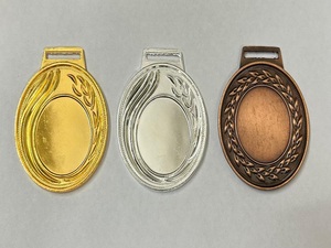 Medallas de Metal en Blanco con Forma de Estrella Radiante, Chapadas en Oro, Plata y Bronce, para Ceremonias de Premiación, Grabado de Logotipo Personalizado, Eventos Deportivos - Product Image 3