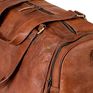 Bolsa de Viaje de Cuero para Fitness, Viajes y Uso Diario, Bolsa de Viaje Resistente con Costuras Fuertes y de Alta Calidad - Product Image 6