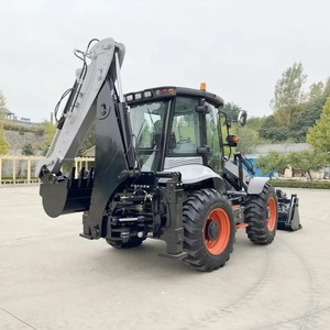 Machine combinée puissante Hidromek : pelle rétrocaveuse et chargeuse frontale avec moteur diesel et boîte de vitesses durables - Product Image 3