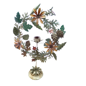 Cintre de guirlande en métal de couleur multiple de conception de fleur élégant pour Homer décor de porte d'hôtel cintre de guirlande en métal au prix de vente élevé - Product Image 2