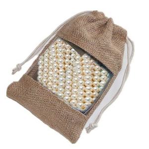 Multipurpose Jute Gift <b>Pouches</b> – Eco Friendly <b>Drawstring</b> Bags for Jewelry, Gifts and Small Item Packaging - Product Image 4