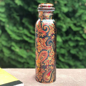 Hammered <b>Copper</b> Water <b>Bottle</b> <b>Copper</b> <b>Bottle</b> <b>Copper</b> Tumbler for Drinking Water <b>Bottle</b> Pure <b>Copper</b> <b>Bottle</b> Handmade Ayurveda Pot - Product Image 2