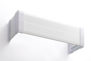 Support universel pour stores de fenêtre, design minimaliste blanc, installation facile, accessoire pour rail de rideau - Product Image 4