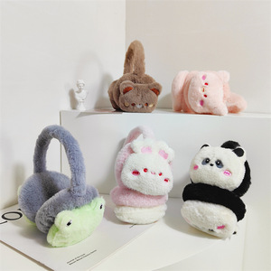 ที่ปิดหูขนปุยลายการ์ตูนสัตว์น่ารัก อุ่นสบายสำหรับฤดูหนาว - Product Image 2