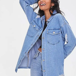 Women's Winter Denim Bomber Jacket <b>Fur</b> Trim Hood Cuffs Cotton Polyester Full Sleeve Regular Style <b>Leopard</b> Print Casual - Product Image 4