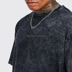 T-shirt Homme Personnalisable Coupe Ample en Toile Respirante à Manches Longues Courtes et Épaules Tombantes, Grammage Lourd - Product Image 3