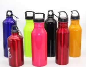 Botella Deportiva de Aluminio Premium de 600 ml, a Prueba de Fugas, con Tapa de Rosca, Fabricada en Vietnam, Embalaje Ecológico VERDE, Venta al Por Mayor - Product Image 3