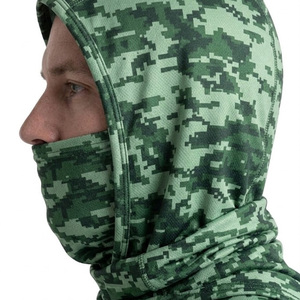 Sudadera con capucha de pesca de manga larga con protección UPF 50 y estampado por sublimación personalizado para hombre, ropa de exterior con estampado personalizado para hombre, sudadera con capucha de pesca. - Product Image 4