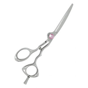 Silver Color Screw Hair Cutting Scissors Lightweight Shears Salon Professional Use High Quality Stainless Steel Sharp <b>Blade</b> Tip - Product Image 2