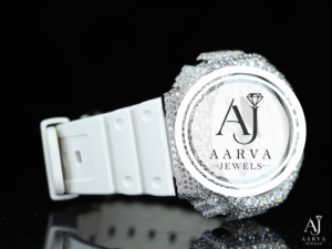 Montre à cadran blanc, analogique, quartz, verre saphir, boîtier en acier inoxydable, bracelet en silicone 20 mm, fermoir déployant, tendance - Product Image 2