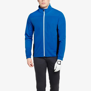 Best Seller Nylon Spandex Polyester Fabric Made <b>Light</b> GSM Sports Golf <b>Jackets</b> Full Zipper Back Panel Design Golf <b>Jacket</b> Male - Product Image 1