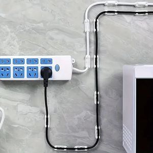 20 Pezzi Clip Adesivi Trasparenti per Gestione Cavi, Organizzatori per TV, PC, Ethernet, per Casa, Ufficio e Organizzazione Scrivania - Product Image 5