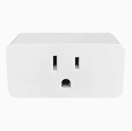 Matter HomeKit US Smart Plug with Energy Monitor Tuya Square Socket QR Code Setup Voice Control for Alexa Google Siri