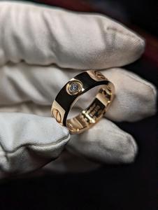 Luxury Lab Grown Diamond Engagement <b>Ring</b> 18K Gold Plated Round Stone Band <b>for</b> Women <b>Men</b> Daily Party Gift by MODERN JOHARI - Product Image 3