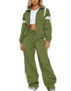 Conjunto Deportivo Casual para Mujer de Alta Calidad, Ligero, de Secado Rápido, con Ribete, Hecho de Poliéster Transpirable - Product Image 1