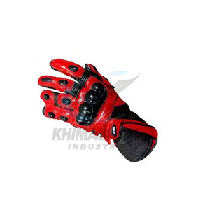 Premium Leather Training Motorbike Gloves Full Finger Breathable Non-Slip Outdoor Riding Gear with Adjustable Hook Loop Closure - Product Image 5