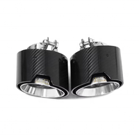 Embouts d'échappement quadruples d'origine en fibre de carbone style MP CCTC pour coupé Série 4 G22 G23 G26 425i 430i – Pièce de remplacement