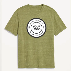 T-shirt à manches courtes et col rond pour homme, coupe ample, en jersey 100% coton, style vintage décontracté, avec motif imprimé lettres sur le devant, design de logo personnalisé - Product Image 6
